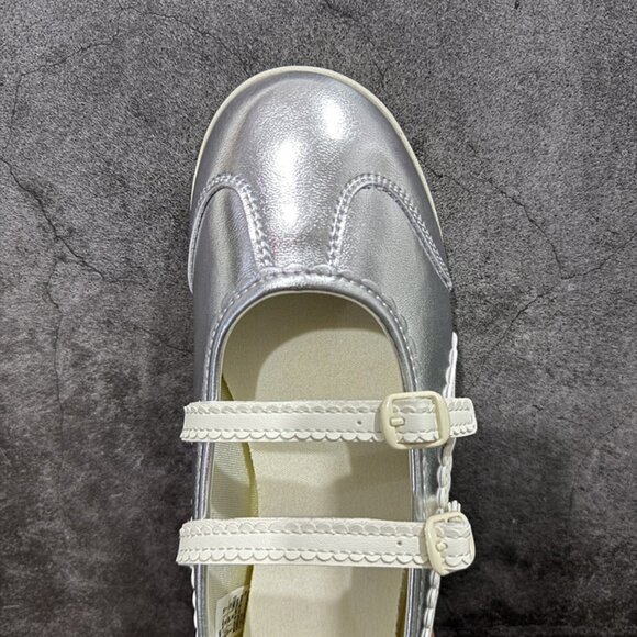 Onitsuka Tiger Mexico 66 Silver Mary Jane Sneakers - Picture 5 of 9